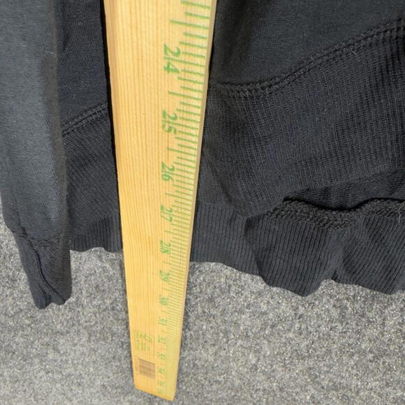 Gilligan & O'Malley Hoodie Women M Medium Black Hooded Long Sleeve Pullover - Picture 4 of 7